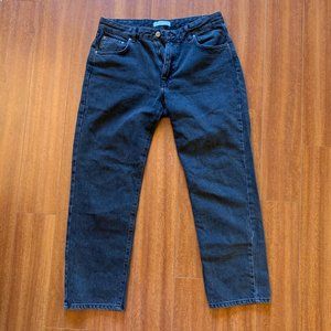 Pull & Bear Black Denim Mom Jeans